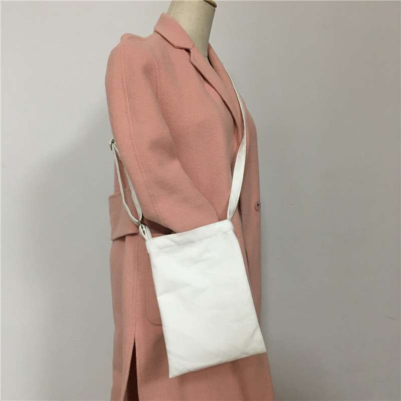 サコッシュ シンプル帆布ミニショルダーバッグ