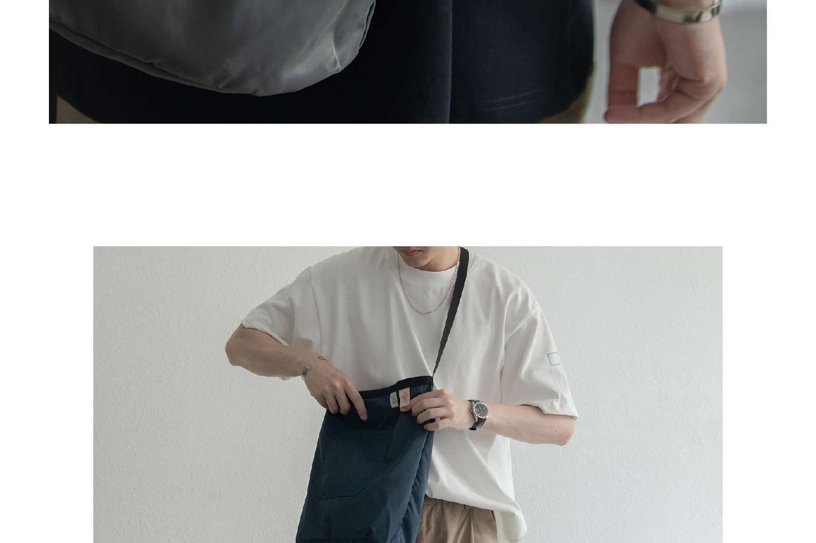 サコッシュ 軽量シンプル肩掛けバッグ