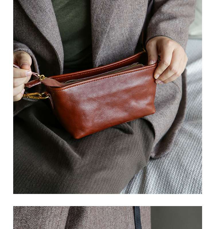 本革サコッシュ 職人技光る逸品
