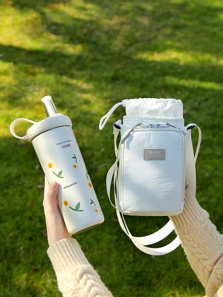 水筒ホルダー ドリンクペットボトル用サコッシュ