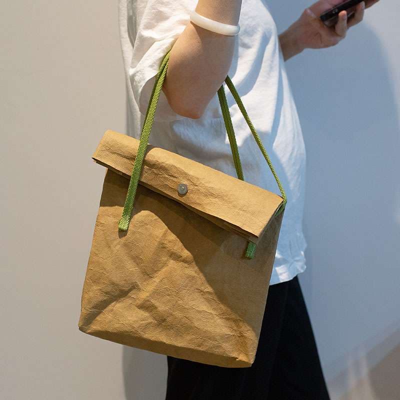 サコッシュ 環境に優しい紙風バッグ