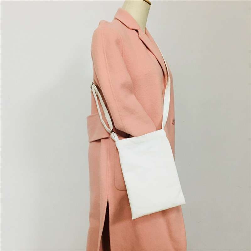 サコッシュ シンプル帆布ミニショルダーバッグ