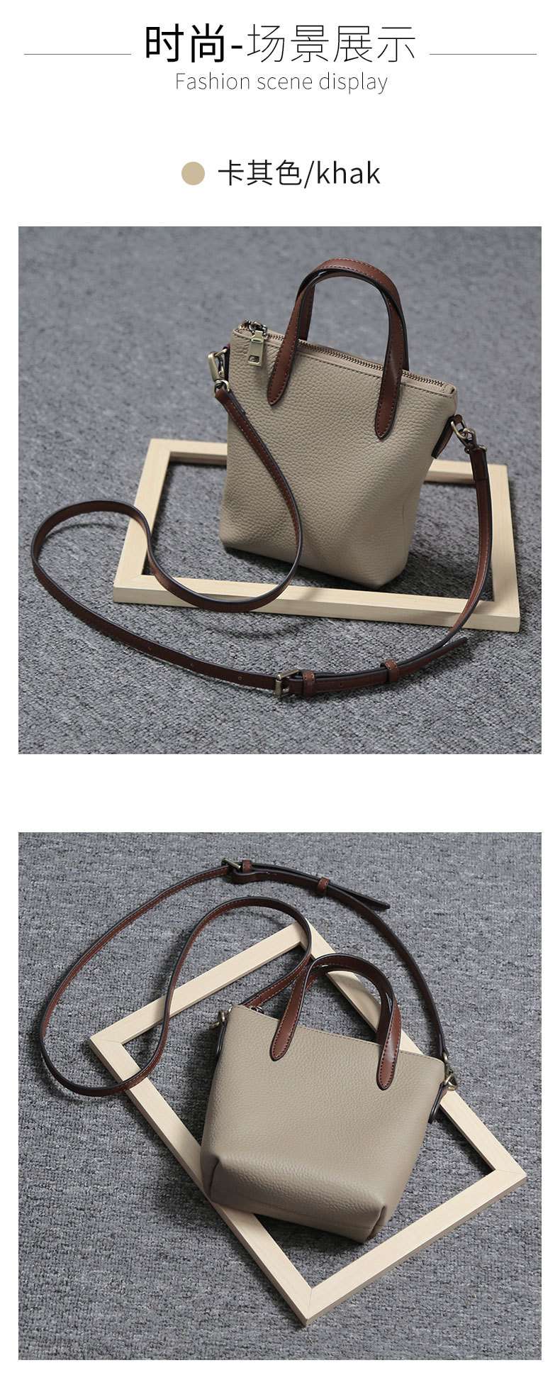 サコッシュ 上品な本革ミニショルダーバッグ