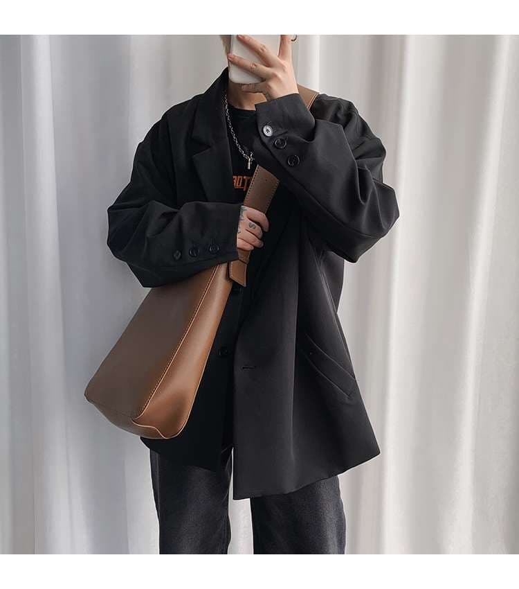 サコッシュ 上質なシンプルショルダーバッグ
