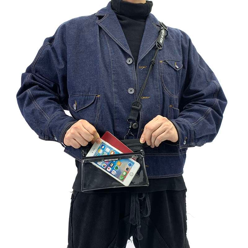 サコッシュ スマホ収納ネックストラップポーチ