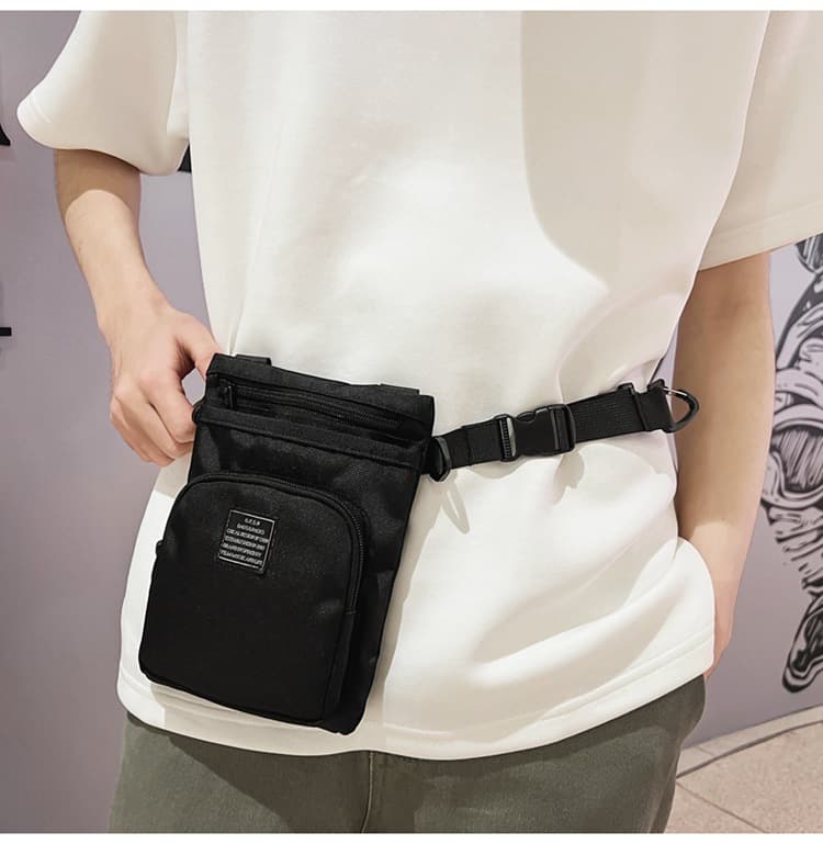 サコッシュ 多機能ポケット付きスマホ対応斜めがけサコッシュ