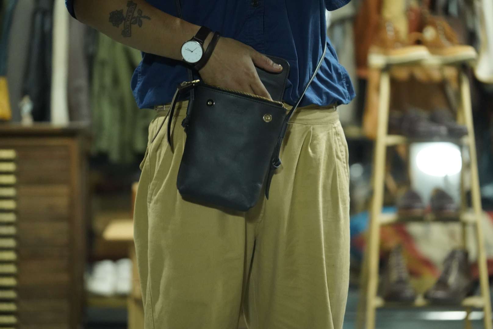 イタリア職人の匠サコッシュ