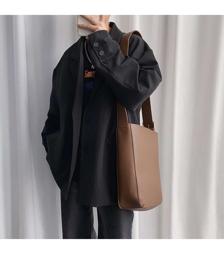 サコッシュ 上質なシンプルショルダーバッグ