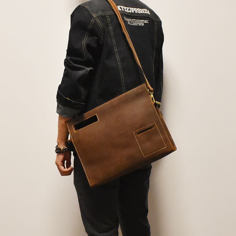 職人が作る本革サコッシュ