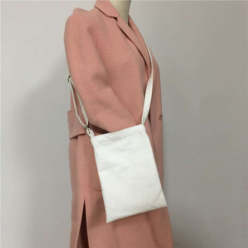 サコッシュ シンプル帆布ミニショルダーバッグ