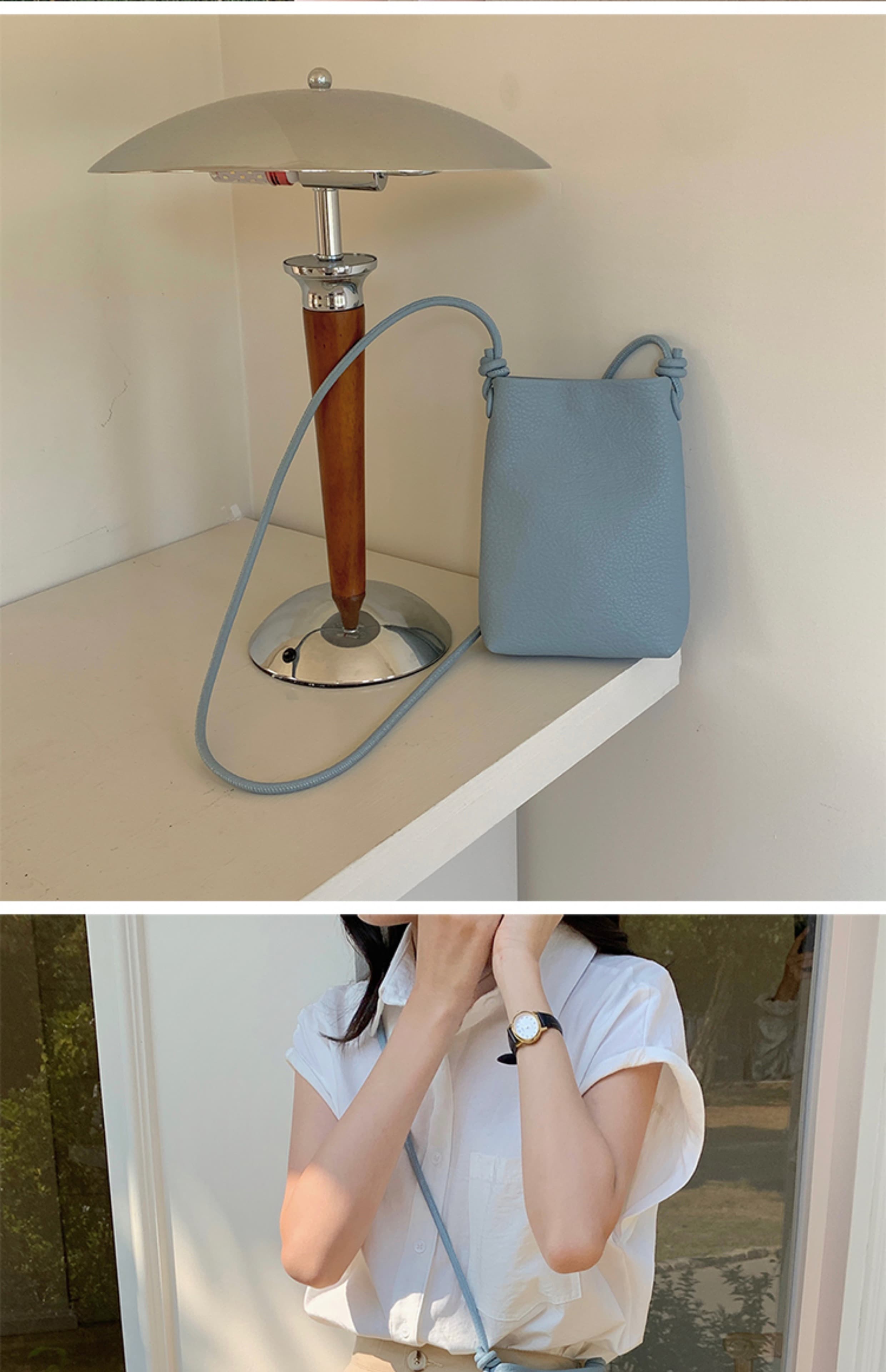 サコッシュ 上質な牛革コンパクトサコッシュ